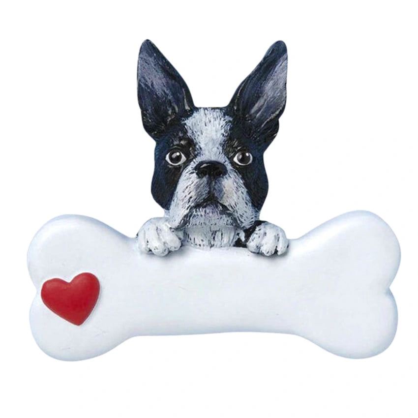 Personalized Boston Terrier Christmas Ornament