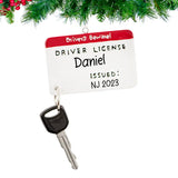 Personalized Driver's License Christmas Ornament