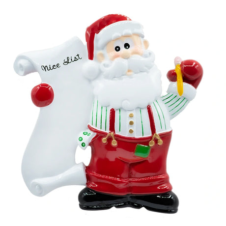 Personalized Santa Christmas Ornament