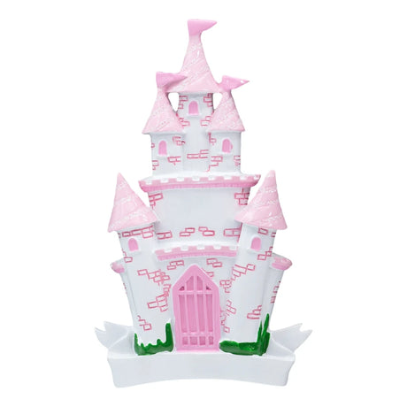 Personalized Princess Castle Christmas Ornament