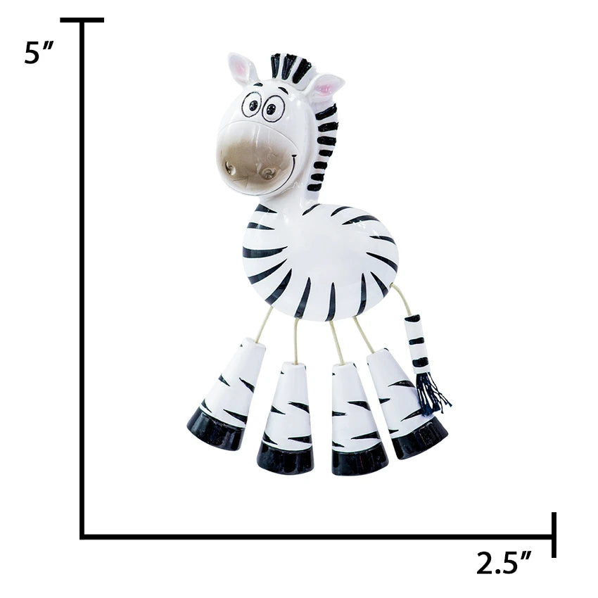 Personalized Zebra Christmas Ornament