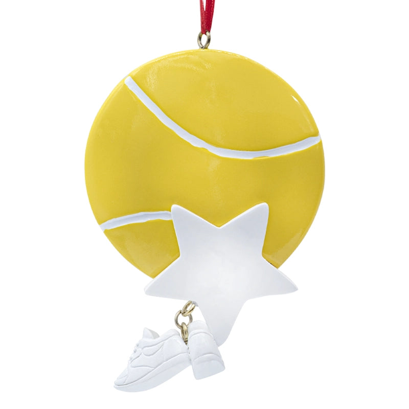 Custom Tennis Christmas Ornament