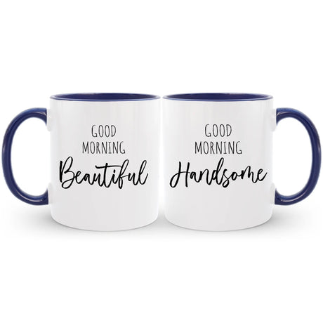 Boyfriend and girlfriend coffee mug set, a perfect gift to celebrate their love and enjoy.