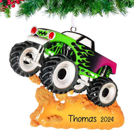 Bring the fun to your tree with Christmas monster truck decor from Gift Shopie.