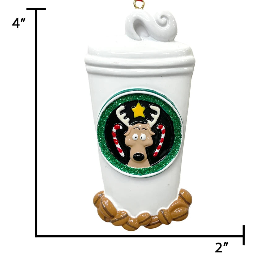 Celebrate the holidays with custom coffee cup Christmas ornaments, featuring personalized designs and festive charm, perfect for adding a unique touch.