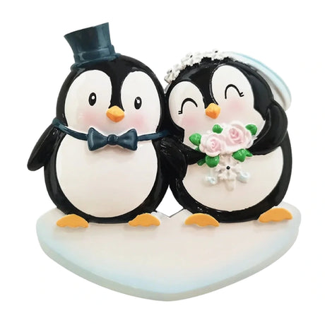 Make your tree special with a custom penguin bride and groom Christmas ornament from Gift Shopie!