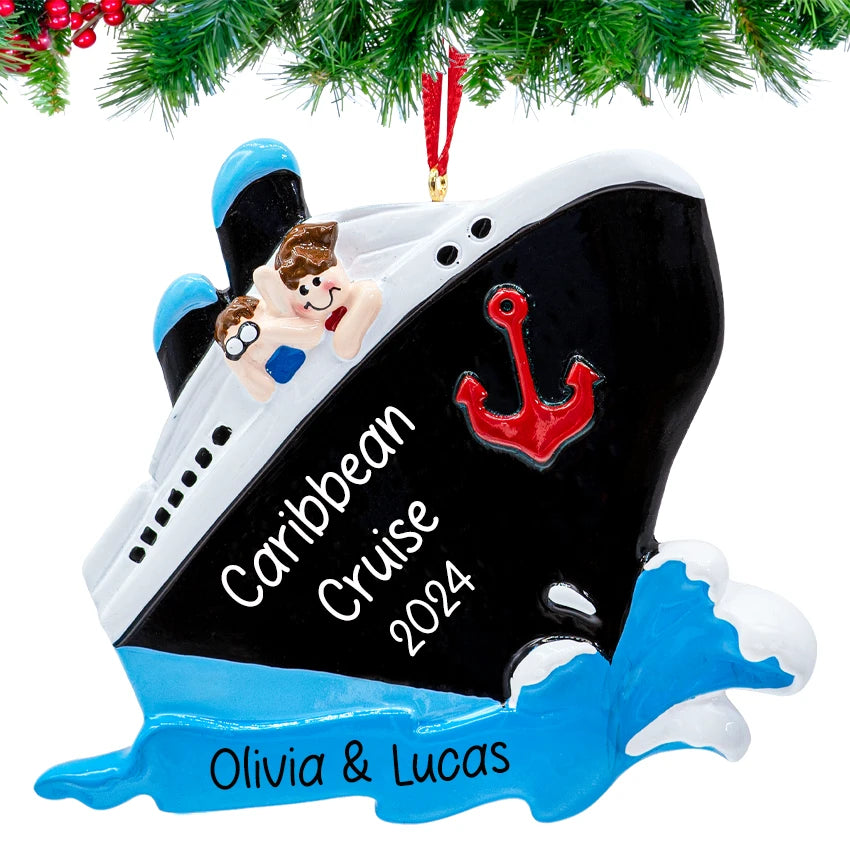 Add a nautical touch to your holiday season with customized Christmas ornaments for cruising, featuring personalized designs that celebrate your maritime adventures.