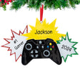 Customized gamepad Christmas ornament, a fun and festive decoration for gamers.