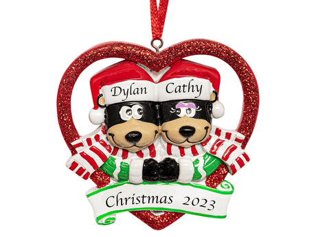 Celebrate winter fun with a customized ski family Christmas ornament from Gift Shopie.