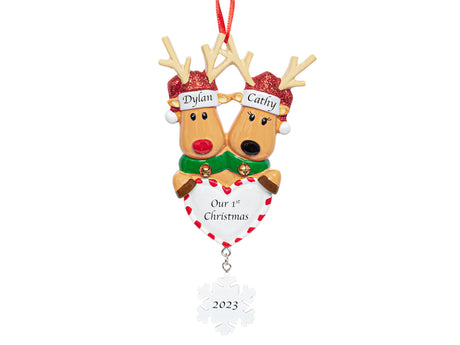 Celebrate love with our first Christmas ornament from Gift Shopie. Perfect for your tree!