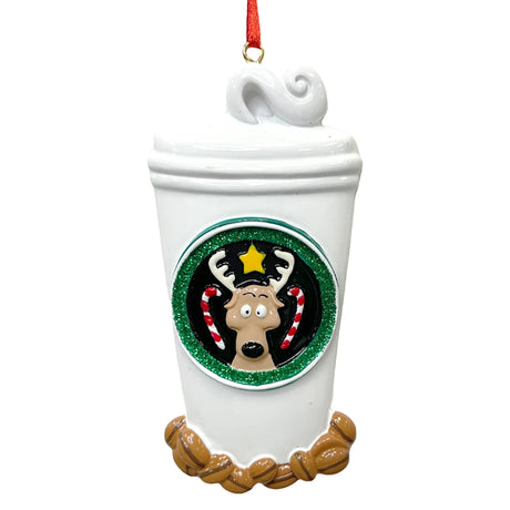 Do you like coffee cups? Why don't you check out the custom personalized coffee cup Christmas ornament? It's perfect for coffee lovers. 