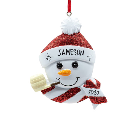 Add a frosty touch with a personalized snowman Christmas ornament from Gift Shopie. Shop today!