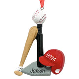 Personalize your holiday with a T-ball Christmas ornament, perfect for young athletes and sports enthusiasts.